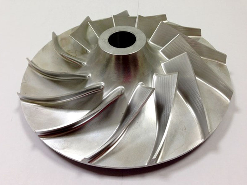 5 axis machining - impeller and wind turbine manufacture