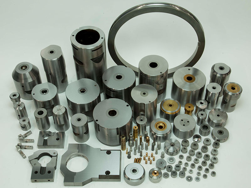 Cold heading, cold forging, hot forging tungsten carbide and hardened steel tooling