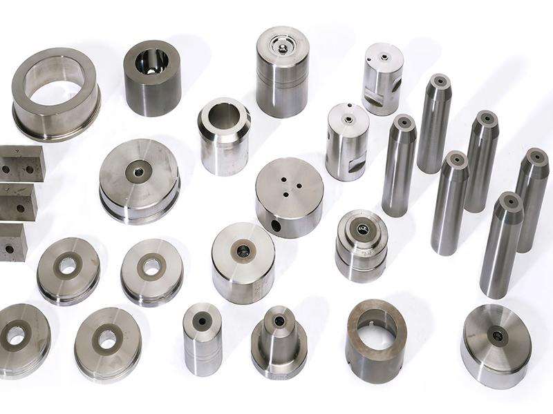 Cold heading, cold forging, hot forging tungsten carbide and hardened steel tooling
